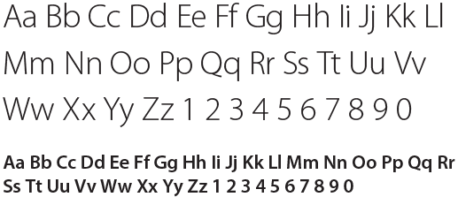 typography myriadpro