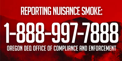 Report nuisance smoke at 888-997-7888